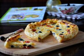 Kuřecí kastrol s olivami